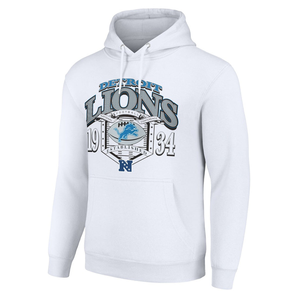 Detroit Lions  Starter 80s Retro Pullover Hoodie
