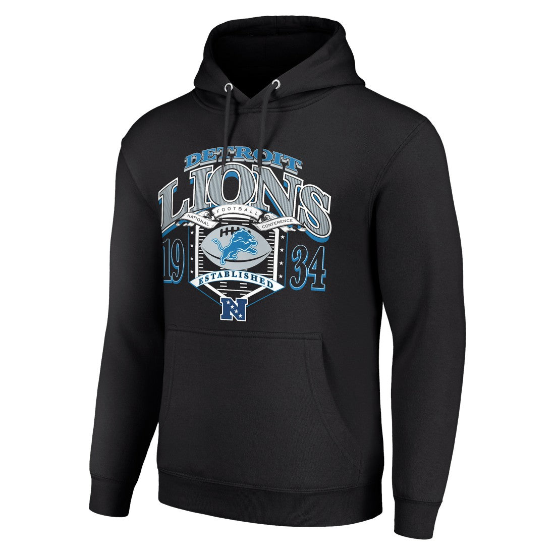Detroit Lions  Starter 80s Retro Pullover Hoodie