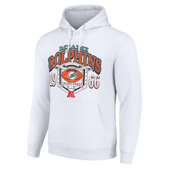 Miami Dolphins  Starter 80s Retro Pullover Hoodie