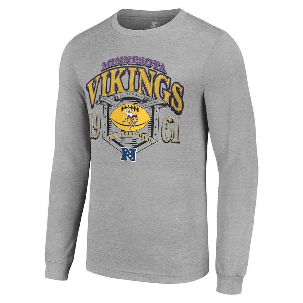 Minnesota Vikings  Starter Retro Long Sleeve Graphic T-Shirt