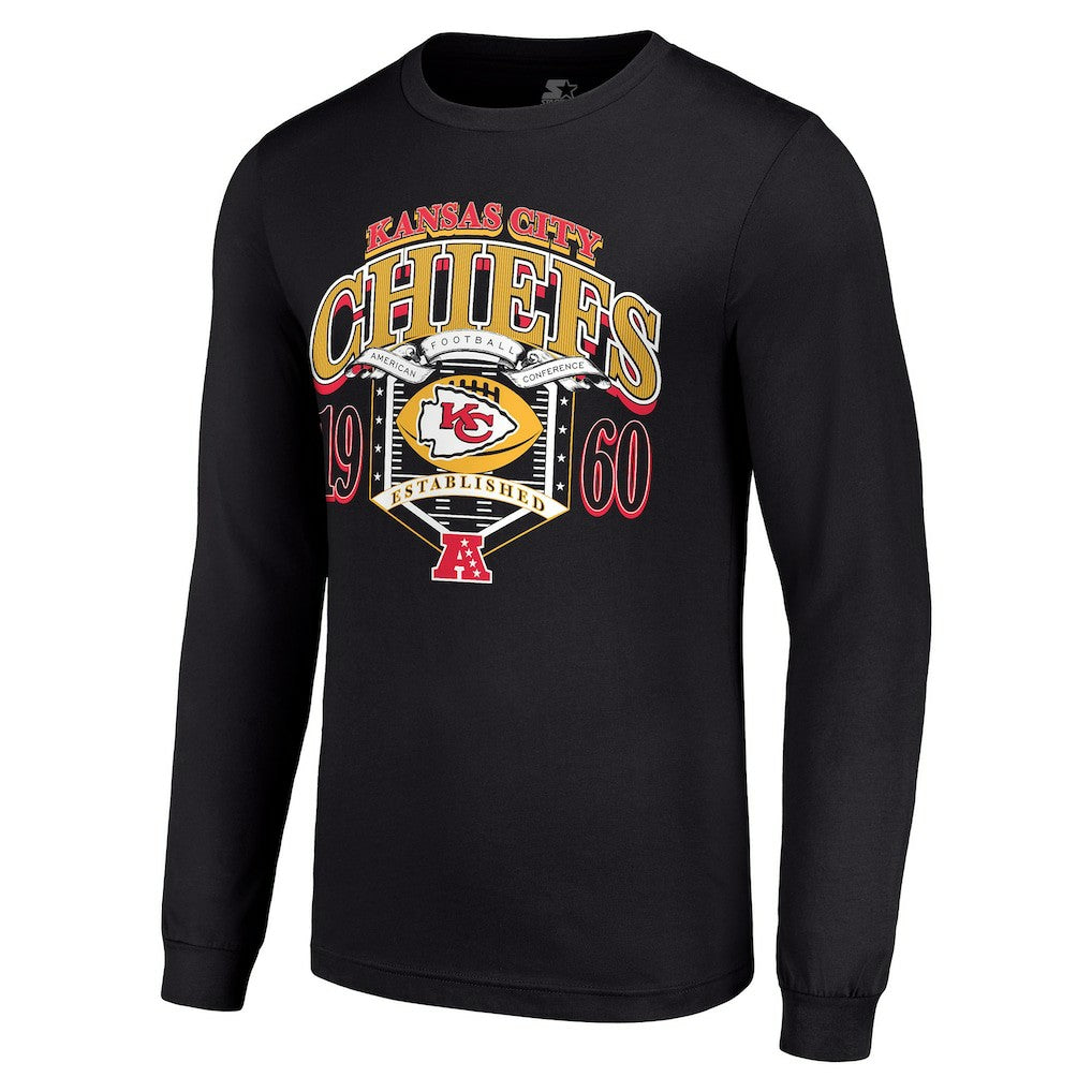 Kansas City Chiefs  Starter Retro Long Sleeve Graphic T-Shirt