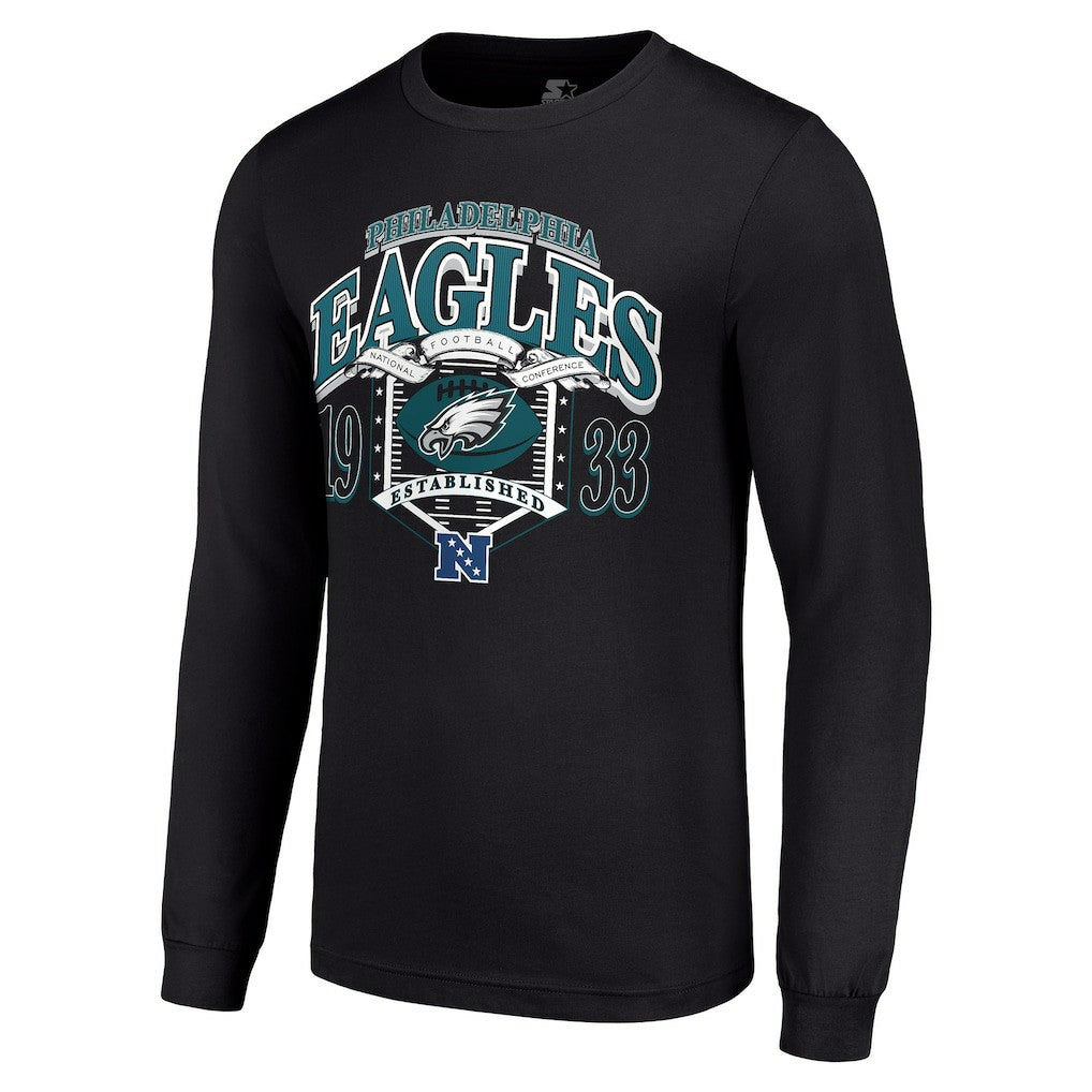 Philadelphia Eagles  Starter Retro Long Sleeve Graphic T-Shirt