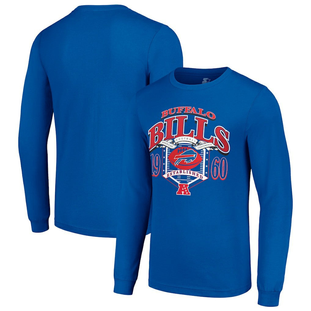 Buffalo Bills  Starter Retro Long Sleeve Graphic T-Shirt