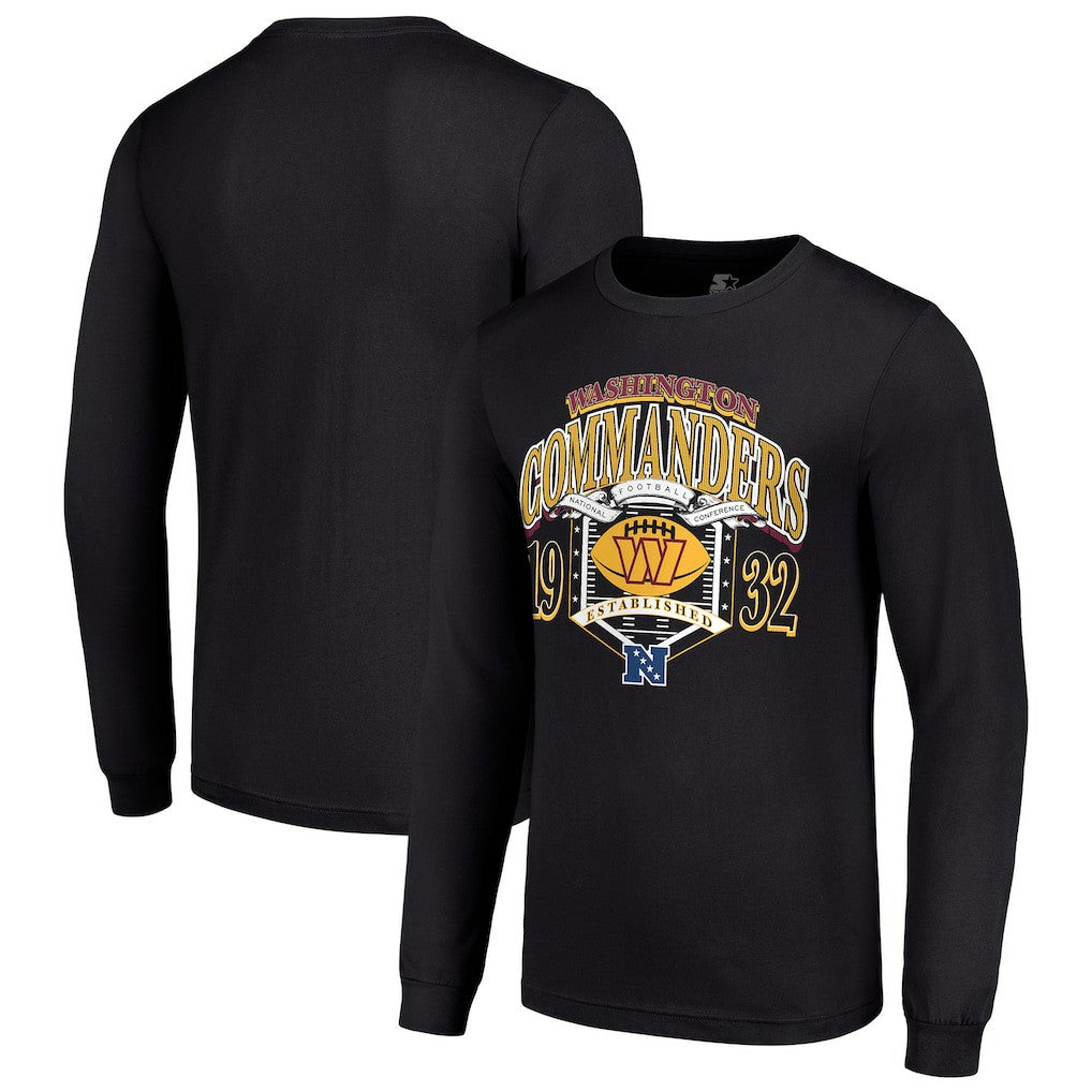 Washington Commanders  Starter Retro Long Sleeve Graphic T-Shirt
