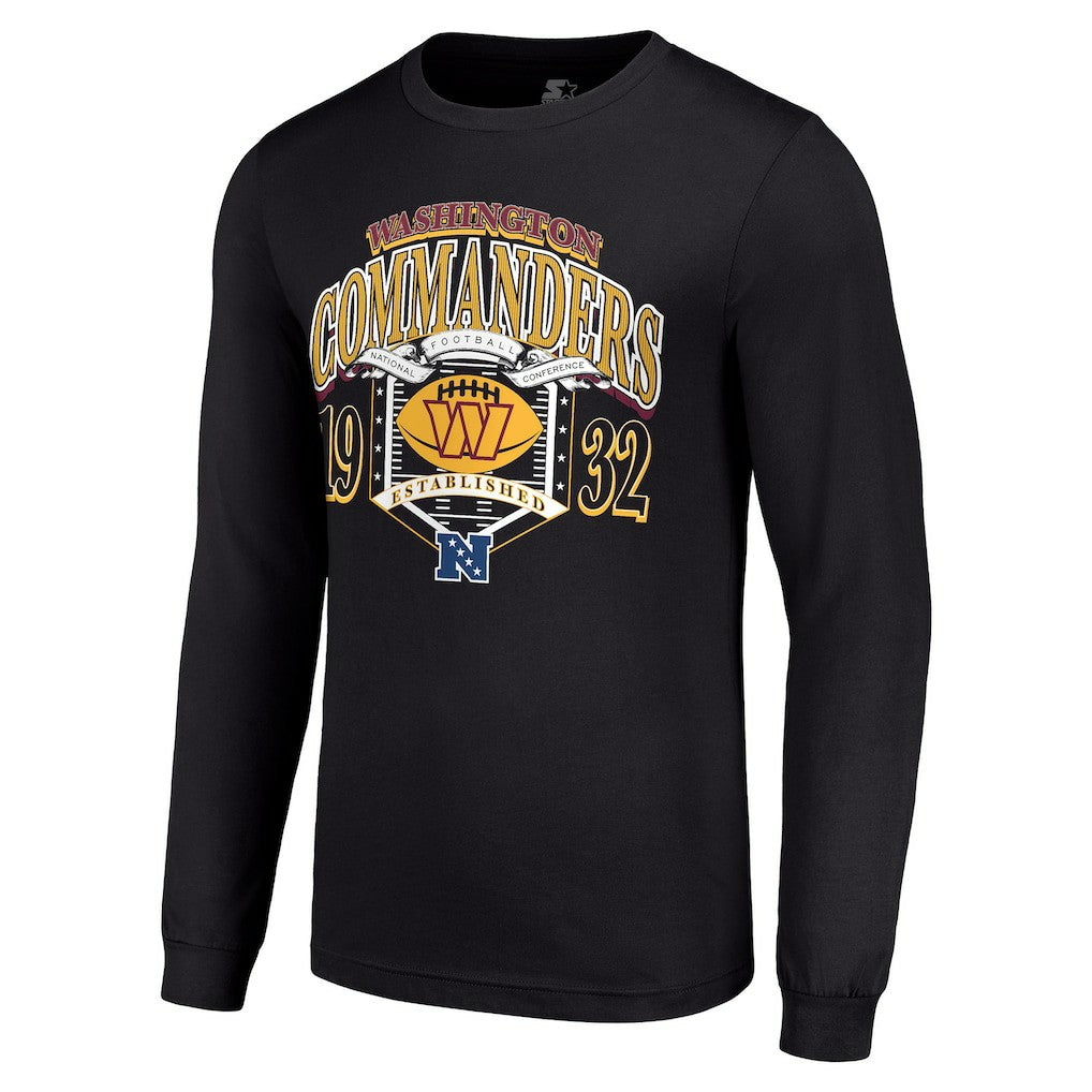 Washington Commanders  Starter Retro Long Sleeve Graphic T-Shirt