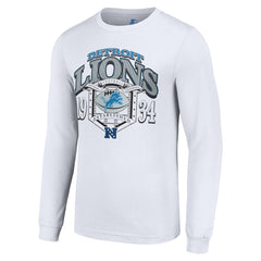 Detroit Lions  Starter Retro Long Sleeve Graphic T-Shirt