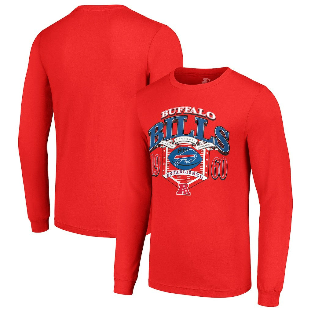 Buffalo Bills  Starter Retro Long Sleeve Graphic T-Shirt