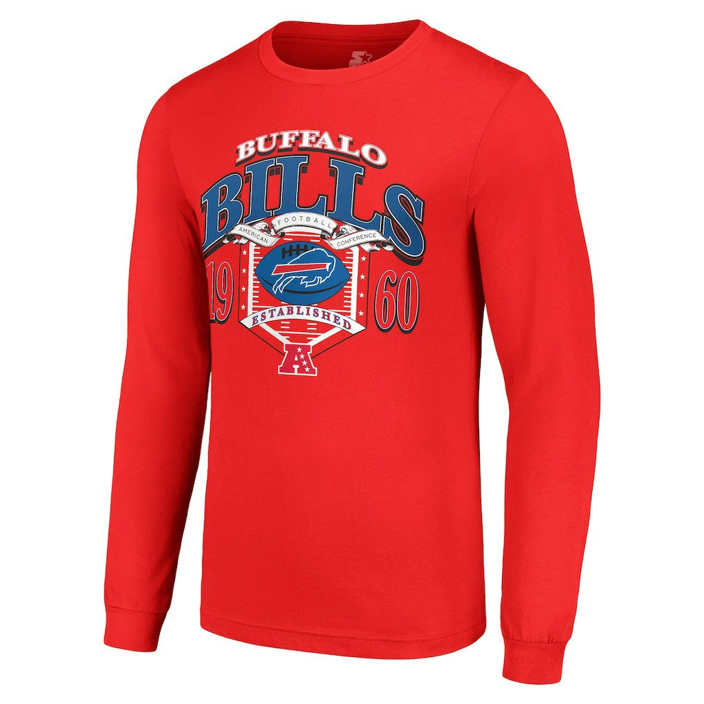 Buffalo Bills  Starter Retro Long Sleeve Graphic T-Shirt