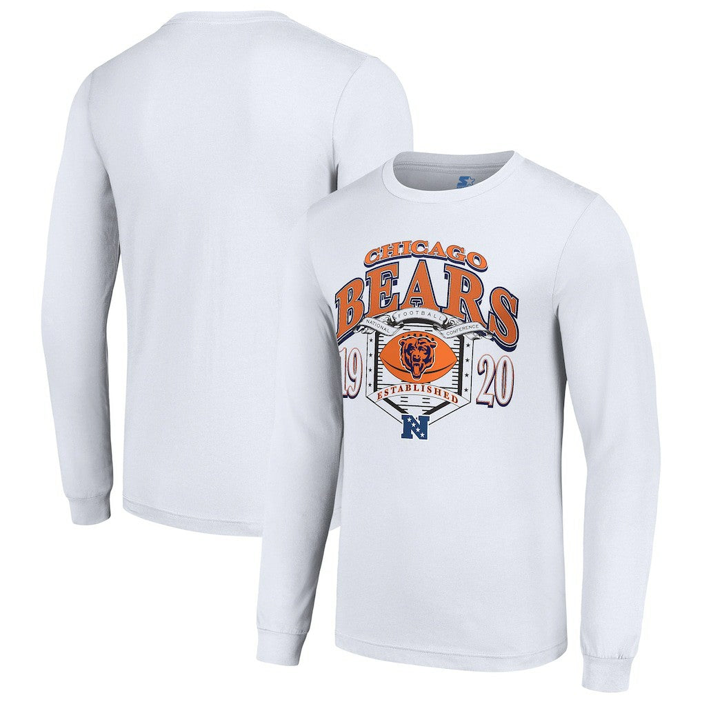 Chicago Bears  Starter Retro Long Sleeve Graphic T-Shirt