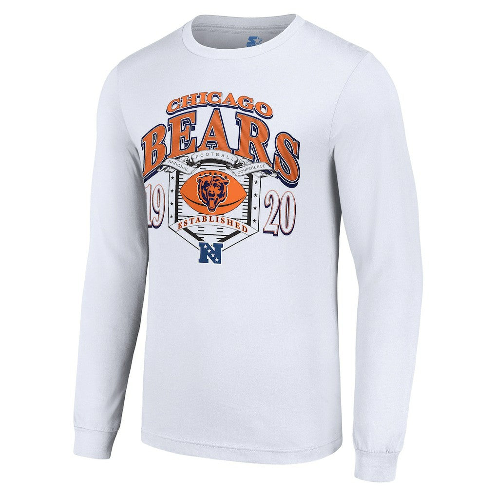 Chicago Bears  Starter Retro Long Sleeve Graphic T-Shirt