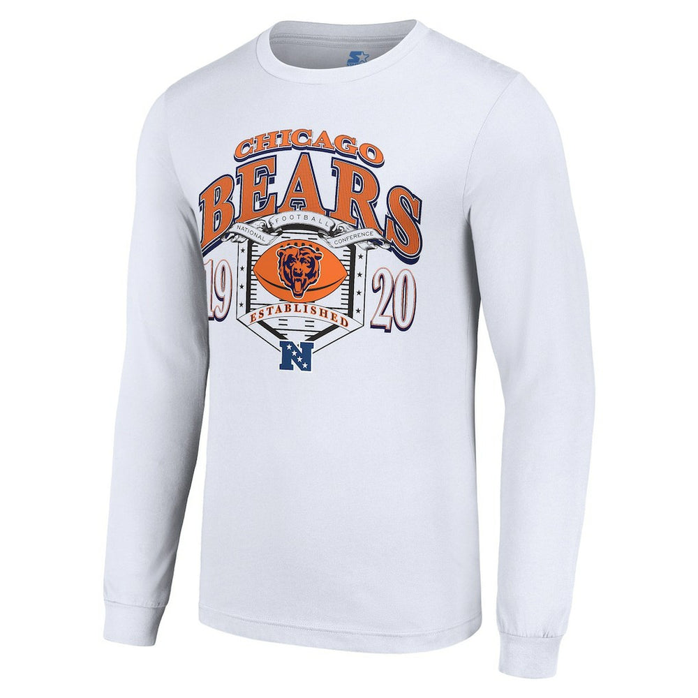 Chicago Bears  Starter Retro Long Sleeve Graphic T-Shirt