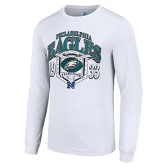 Philadelphia Eagles  Starter Retro Long Sleeve Graphic T-Shirt