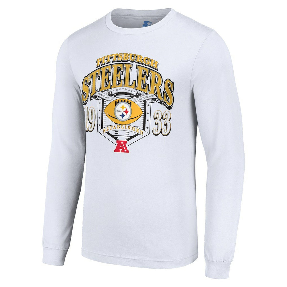 Pittsburgh Steelers  Starter Retro Long Sleeve Graphic T-Shirt