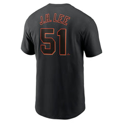 Jung Hoo Lee San Francisco Giants Nike  Fuse Name & Number T-Shirt – Black | MLB New