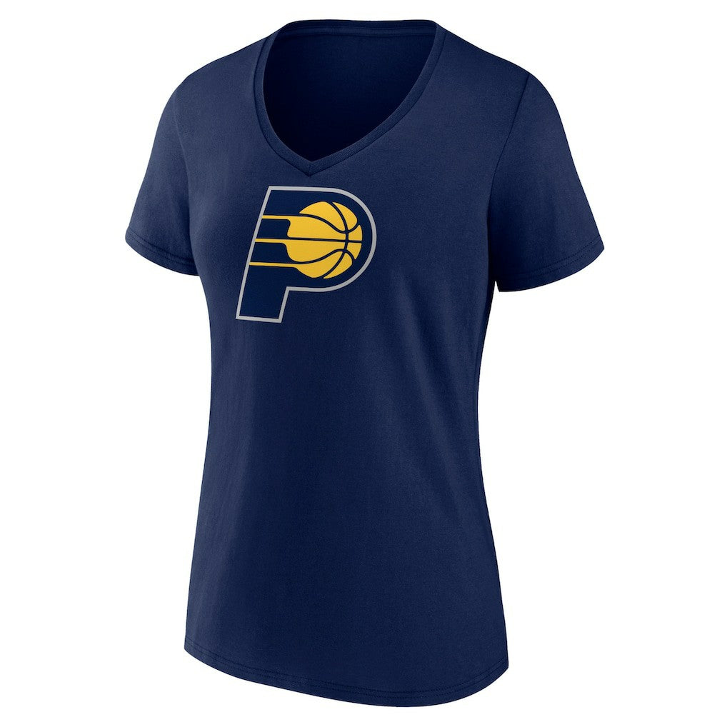 Indiana Pacers Women's Primary Logo V-Neck T-Shirt For Sale