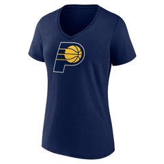 Indiana Pacers Women's Primary Logo V-Neck T-Shirt For Sale