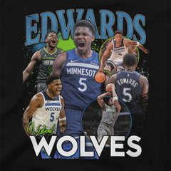 Anthony Edwards Minnesota Timberwolves Stadium Essentials Unisex Player Crossroads T-Shirt Discount