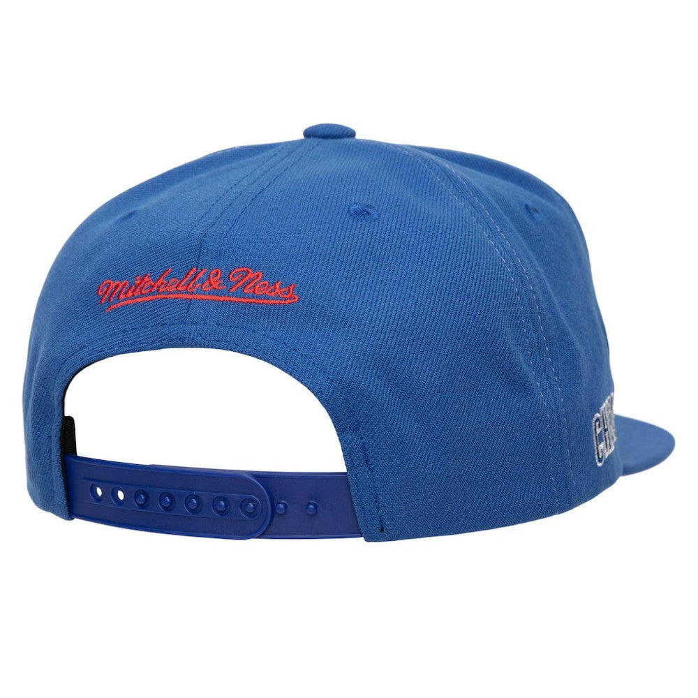 Chicago Cubs Mitchell & Ness Full Frontal Snapback Hat | MLB Outlet