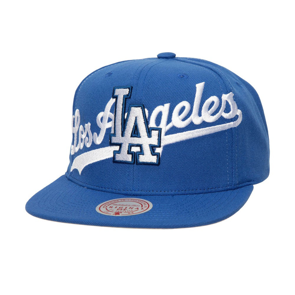 Los Angeles Dodgers Mitchell & Ness Full Frontal Snapback Hat | MLB Sale