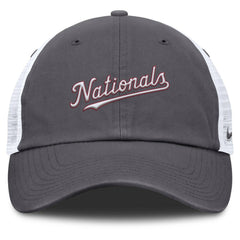 Washington Nationals Nike Wordmark Club Adjustable Trucker Hat | MLB Near me