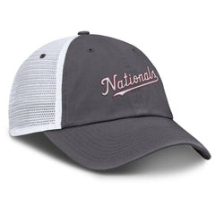 Washington Nationals Nike Wordmark Club Adjustable Trucker Hat | MLB Near me