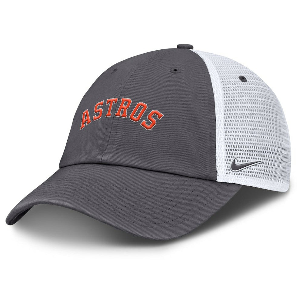 Houston Astros Nike Wordmark Club Adjustable Trucker Hat | MLB US