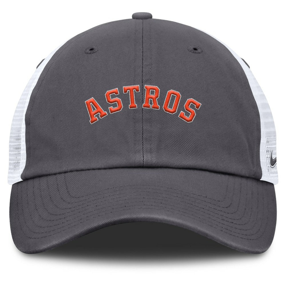 Houston Astros Nike Wordmark Club Adjustable Trucker Hat | MLB US