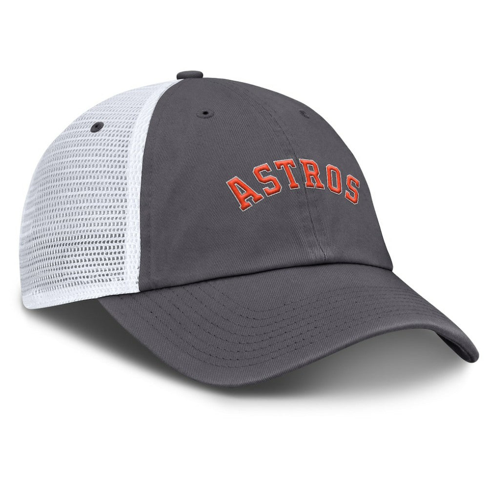 Houston Astros Nike Wordmark Club Adjustable Trucker Hat | MLB US