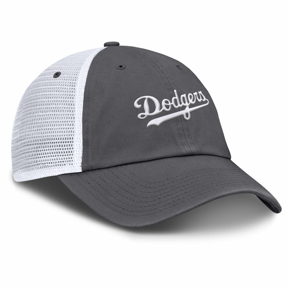 Los Angeles Dodgers Nike Wordmark Club Adjustable Trucker Hat | MLB Outlet