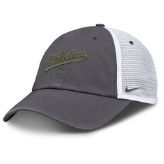 Athletics Nike Wordmark Club Adjustable Trucker Hat | MLB Near me