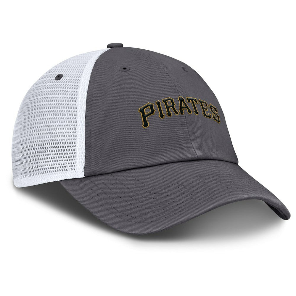 Pittsburgh Pirates Nike Wordmark Club Adjustable Trucker Hat | MLB US