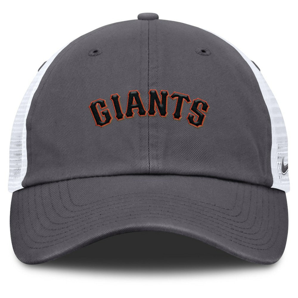 San Francisco Giants Nike Wordmark Club Adjustable Trucker Hat | MLB New