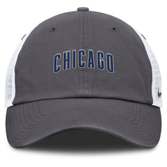 Chicago Cubs Nike Wordmark Club Adjustable Trucker Hat | MLB Discount
