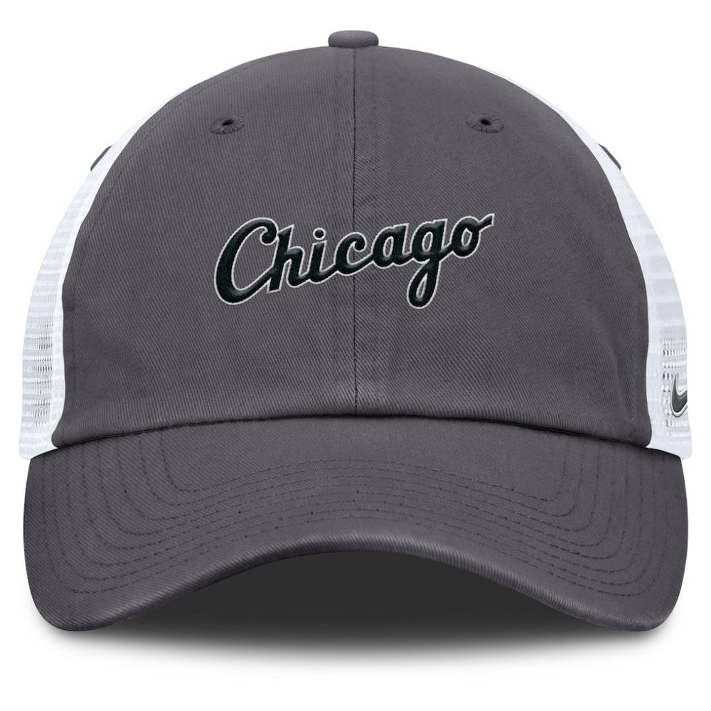 Chicago White Sox Nike Wordmark Club Adjustable Trucker Hat | MLB US