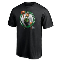 Boston Celtics Midnight Mascot T-Shirt New