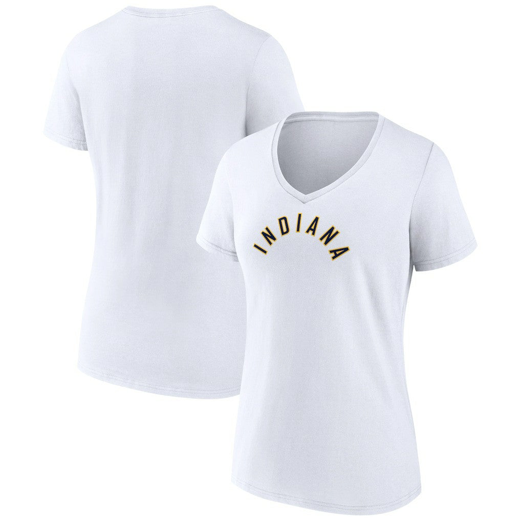Indiana Pacers Women's Wordmark Home V-Neck T-Shirt Discount