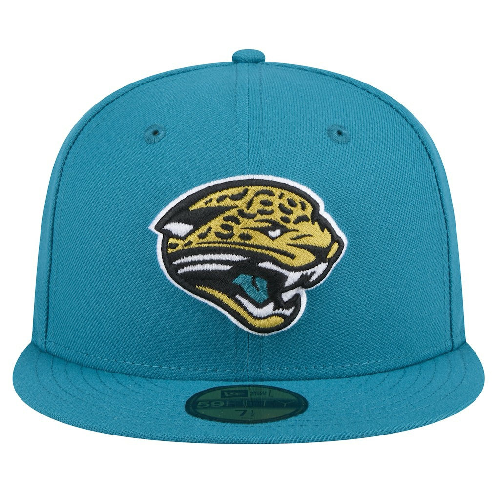 Jacksonville Jaguars New Era Throwback Logo Omaha 59FIFTY Fitted Hat