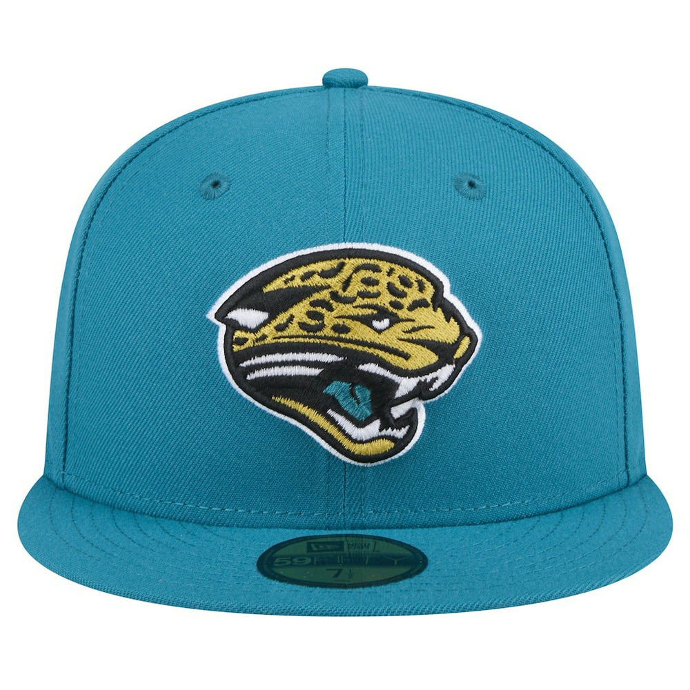 Jacksonville Jaguars New Era Throwback Logo Omaha 59FIFTY Fitted Hat