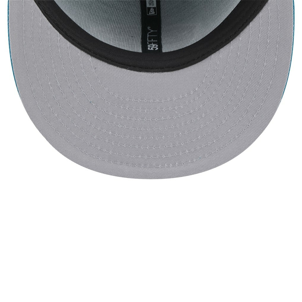 Jacksonville Jaguars New Era Throwback Logo Omaha 59FIFTY Fitted Hat