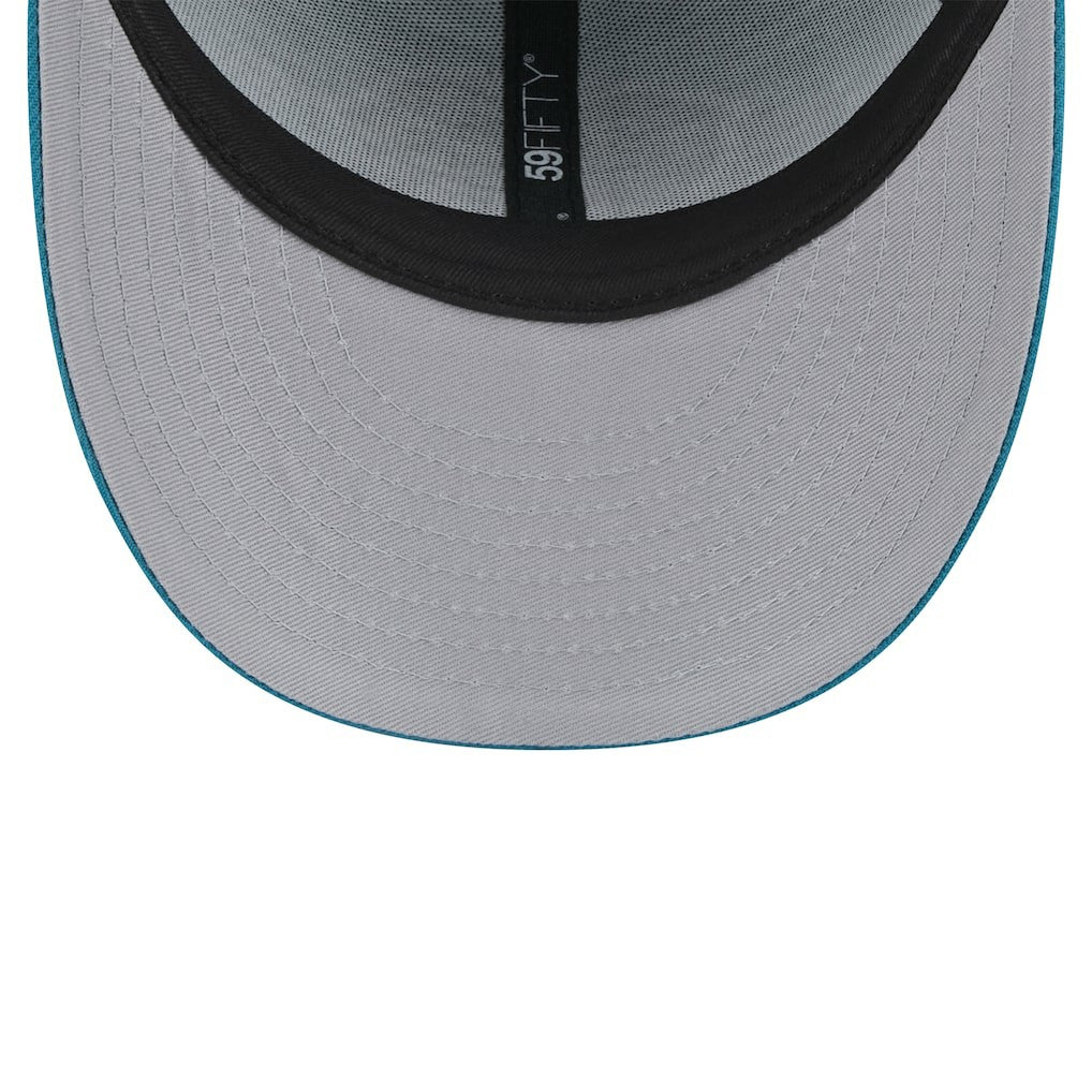 Jacksonville Jaguars New Era Throwback Logo Omaha Low Profile 59FIFTY Fitted Hat