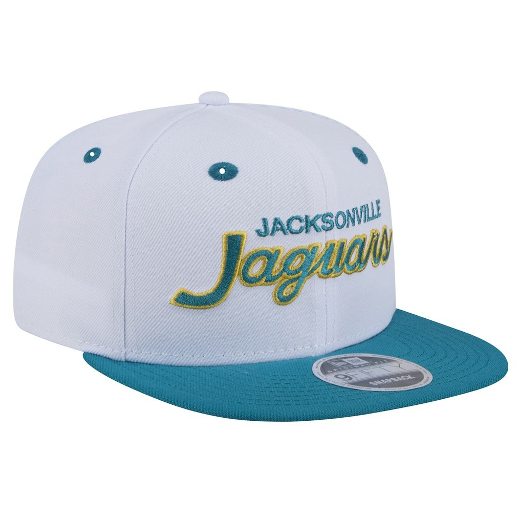 Jacksonville Jaguars New Era Throwback Sparky Original Fit 9FIFTY Snapback Hat