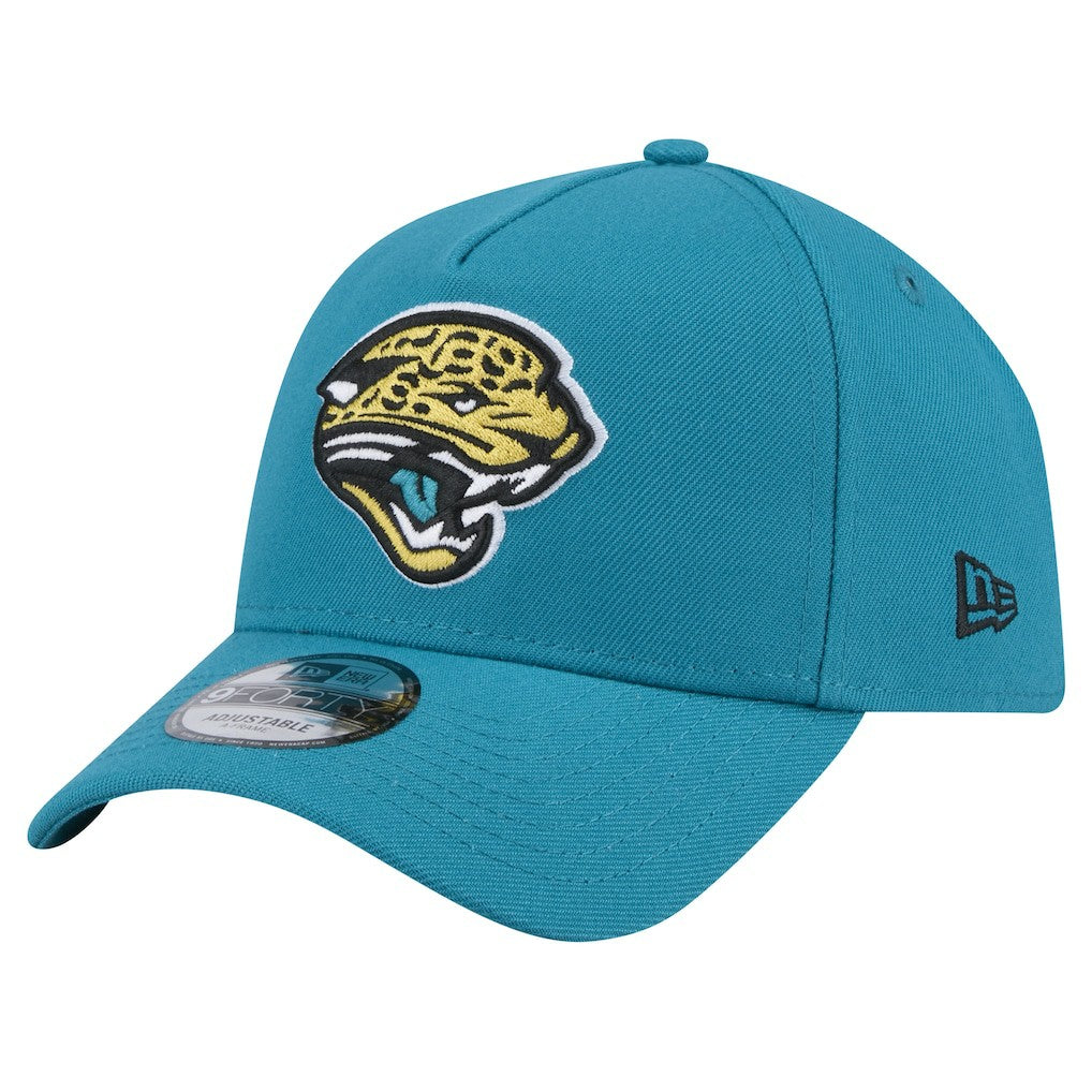 Jacksonville Jaguars New Era Throwback Logo Standard A-Frame 9FORTY Adjustable Hat
