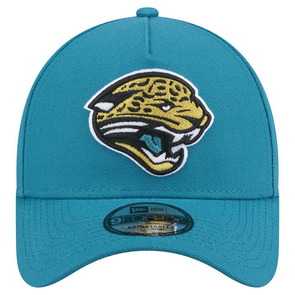 Jacksonville Jaguars New Era Throwback Logo Standard A-Frame 9FORTY Adjustable Hat