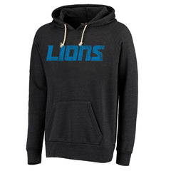 Detroit Lions  Majestic Threads Raglan Tri-Blend Pullover Hoodie