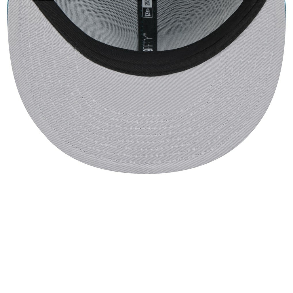Jacksonville Jaguars New Era Throwback Crawl Omaha 59FIFTY Fitted Hat
