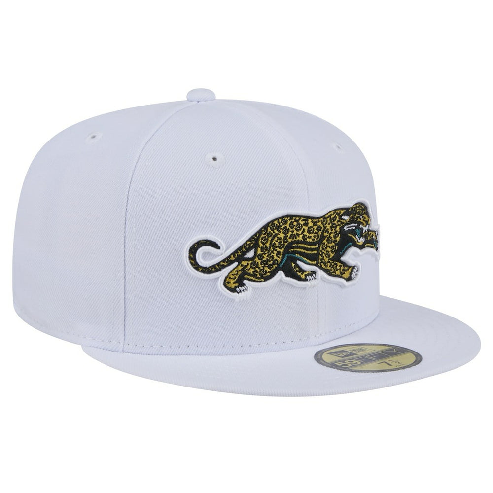 Jacksonville Jaguars New Era Throwback Crawl Omaha 59FIFTY Fitted Hat