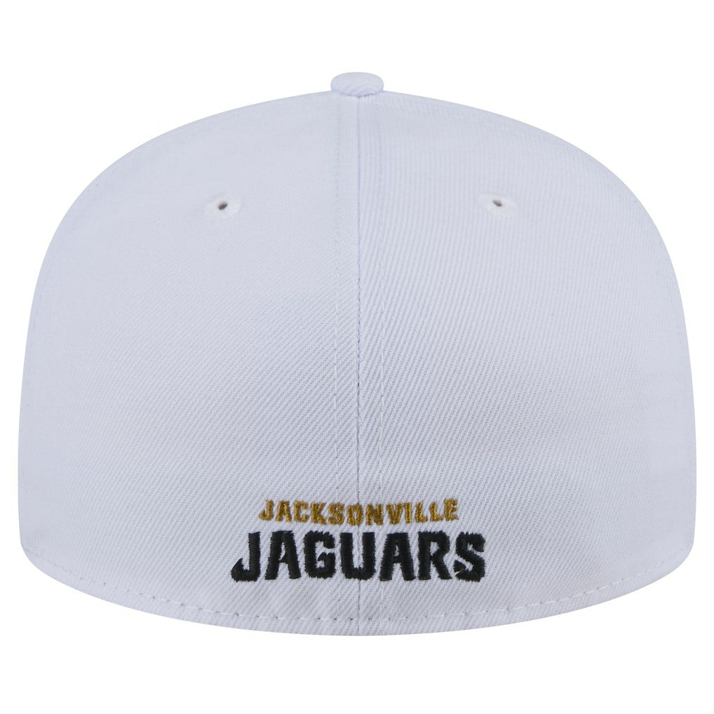 Jacksonville Jaguars New Era Throwback Crawl Omaha 59FIFTY Fitted Hat