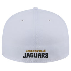 Jacksonville Jaguars New Era Throwback Crawl Omaha 59FIFTY Fitted Hat