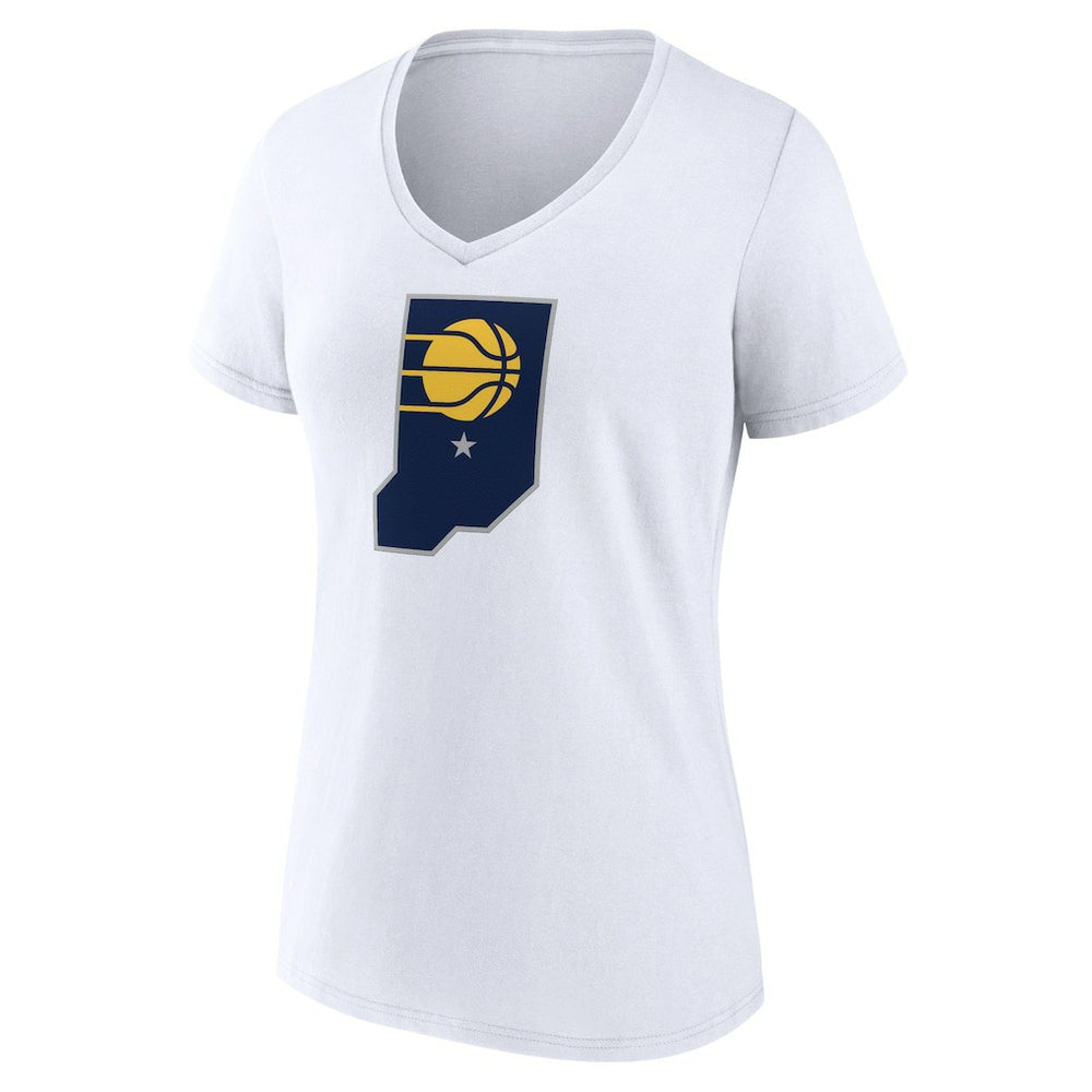 Indiana Pacers Women's Alternate Logo V-Neck T-Shirt Discount