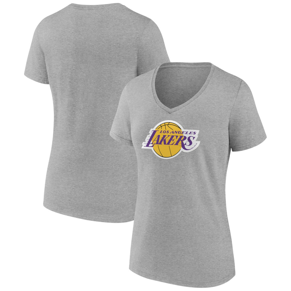Los Angeles Lakers Women's Alternate Logo V-Neck T-Shirt On Sale